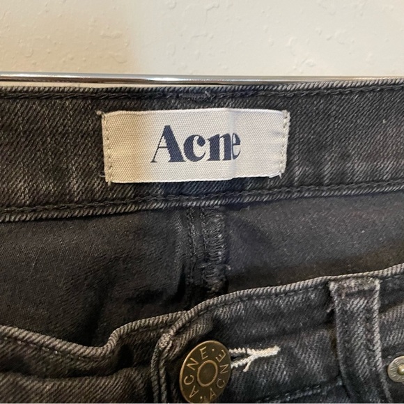 Acne Studios Max Cash Black Straight Leg Jeans - Picture 6 of 9